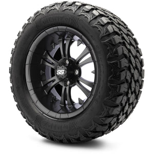 MODZ® 14" Vampire Matte Black Wheels & Off-Road Tires Combo (MODZ Gripz 23x10-14)