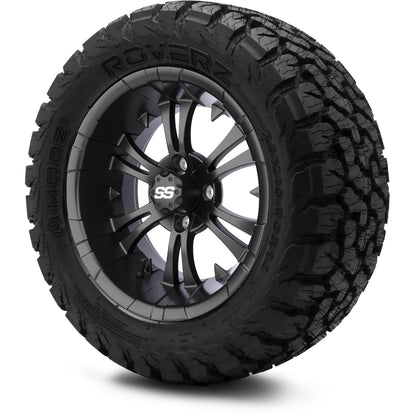 MODZ® 14" Vampire Matte Black Wheels & Off-Road Tires Combo (Arisun X-Armory All-Terrain 23x10-14 Radial)