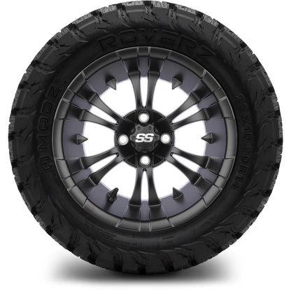 MODZ® 14" Vampire Matte Black Wheels & Off-Road Tires Combo (Arisun X-Armory All-Terrain 23x10-14 Radial)