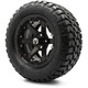 MODZ® 14" Gladiator Matte Black Wheels and Off-Road Tires Combo (MODZ Gripz 23x10-14)