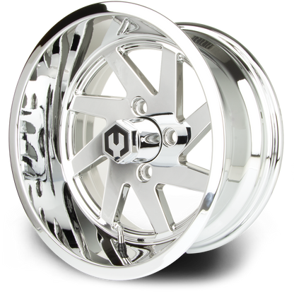 MODZ® 14" Fury Chrome Wheels & Off-Road Tires Combo (MODZ Gripz 23x10-14)