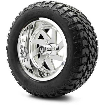 MODZ® 14" Fury Chrome Wheels & Off-Road Tires Combo (Xcomp Gladiator 23-10-14 Radial)