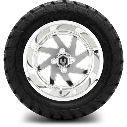 MODZ® 14" Fury Chrome Wheels & Off-Road Tires Combo (Arisun X-Armory All-Terrain 23x10-14 Radial)