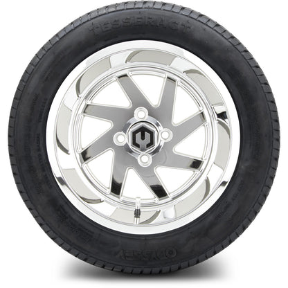 MODZ® 14" Fury Chrome Wheels & Street Tires Combo (Arisun Cruze 205/30-14)