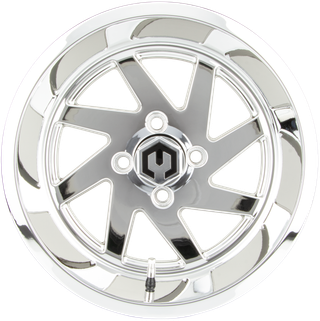 MODZ® 14" Fury Chrome Wheels & Off-Road Tires Combo (MODZ Gripz 23x10-14)