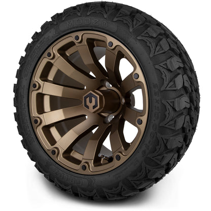 MODZ® 14" Bomber Matte Bronze Wheels & Off-Road Tires Combo (Xcomp Gladiator 23-10-14 Radial)