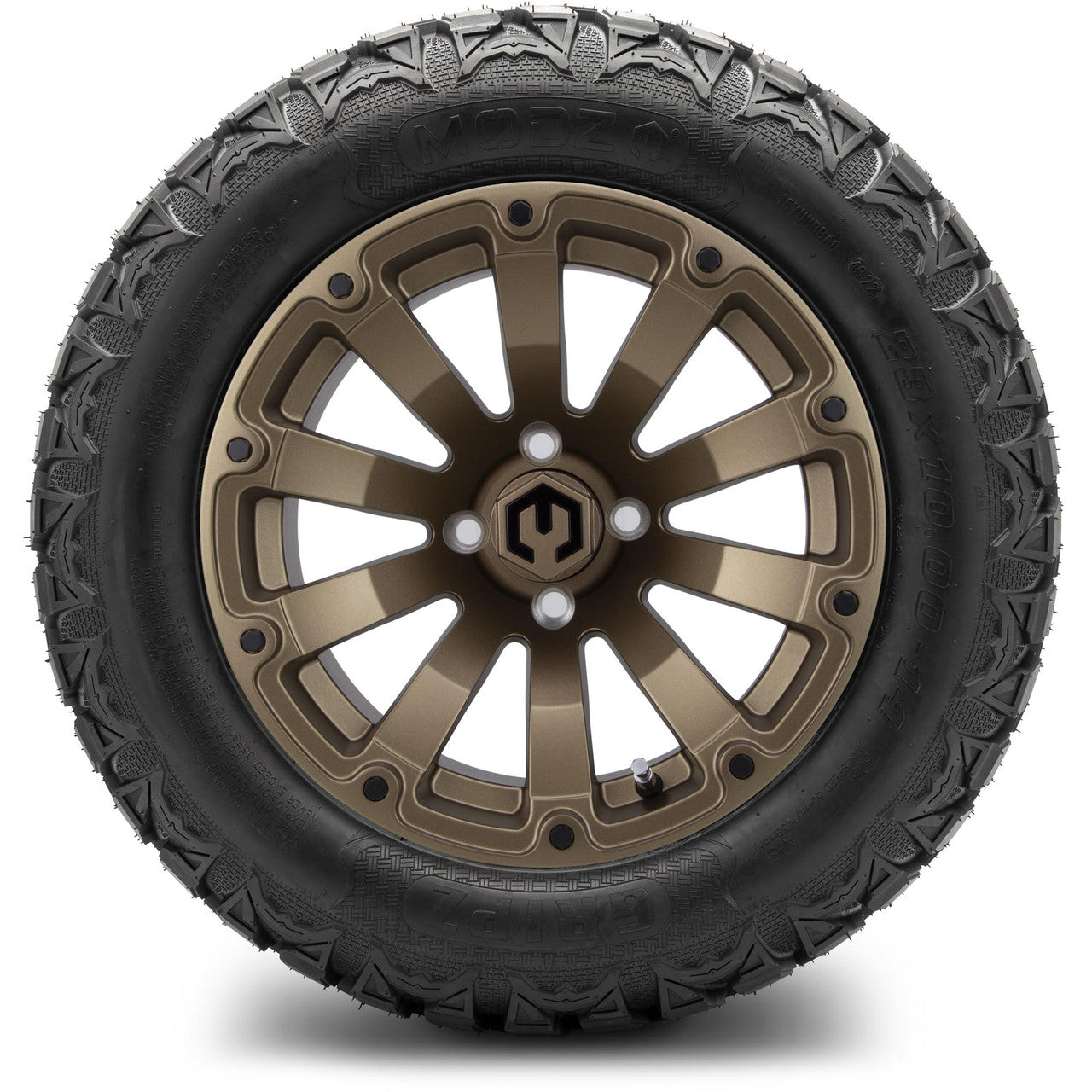 MODZ® 14" Bomber Matte Bronze Wheels & Off-Road Tires Combo (Xcomp Gladiator 23-10-14 Radial)