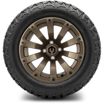 MODZ® 14" Bomber Matte Bronze Wheels & Off-Road Tires Combo (Xcomp Gladiator 23-10-14 Radial)