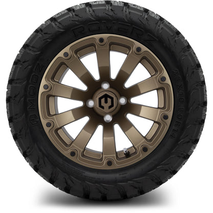 MODZ® 14" Bomber Matte Bronze Wheels & Off-Road Tires Combo (Xcomp Gladiator 23-10-14 Radial)