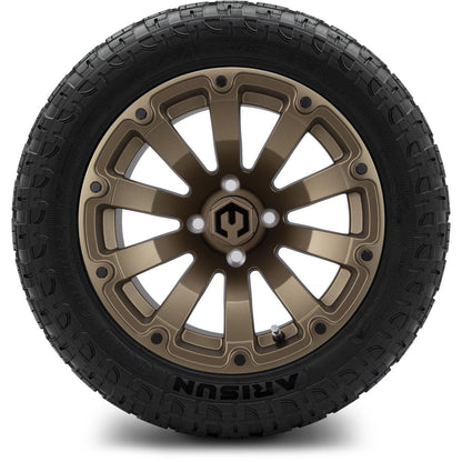 MODZ® 14" Bomber Matte Bronze Wheels & Off-Road Tires Combo (Arisun X-Trail All-Terrain 23x10-14)