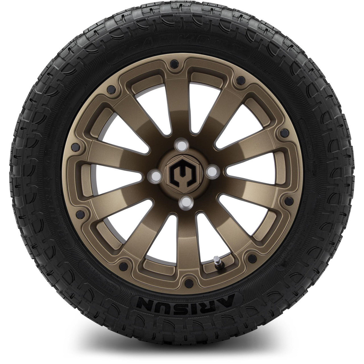 MODZ® 14" Bomber Matte Bronze Wheels & Off-Road Tires Combo (Xcomp Gladiator 23-10-14 Radial)