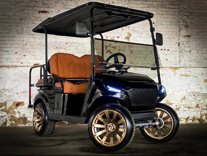 MODZ® 14" Bomber Matte Bronze Wheels & Street Tires Combo (MODZ Street Fox Radial 205/40-14)