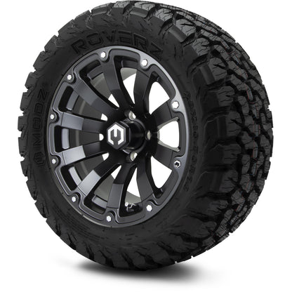 MODZ® 14" Bomber Matte Black Wheels & Off-Road Tires Combo (Xcomp Gladiator 23-10-14 Radial)