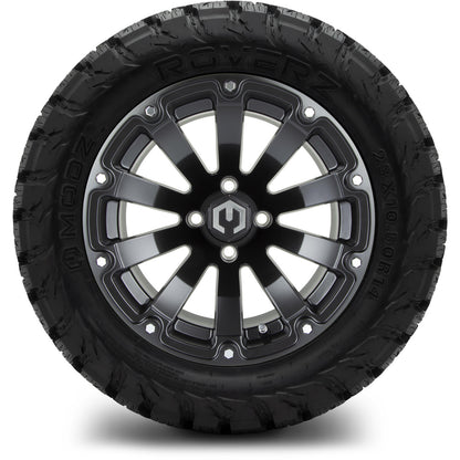MODZ® 14" Bomber Matte Black Wheels & Off-Road Tires Combo (Xcomp Gladiator 23-10-14 Radial)