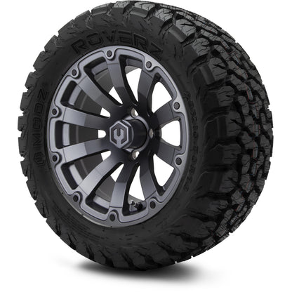 MODZ® 14" Bomber Matte Gunmetal Wheels & Off-Road Tires Combo (Arisun X-Trail All-Terrain 23x10-14)