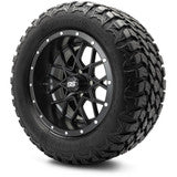 MODZ® 14" Vortex Matte Black Wheels & Off-Road Tires Combo (MODZ Gripz 23x10-14)