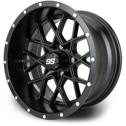 MODZ® 14" Vortex Matte Black Wheels & Off-Road Tires Combo (MODZ Gripz 23x10-14)