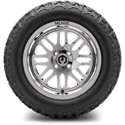 MODZ® 14" Mayhem Chrome Wheels & Off-Road Tires Combo (Xcomp Gladiator 23-10-14 Radial)
