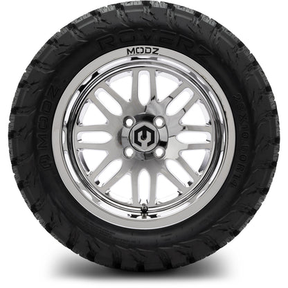 MODZ® 14" Mayhem Chrome Wheels & Off-Road Tires Combo (Xcomp Gladiator 23-10-14 Radial)