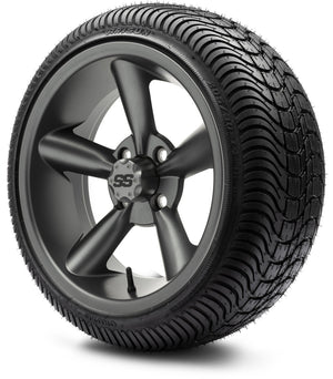 MODZ® 14" Godfather Gunmetal Wheels & Street Tires Combo (Arisun Cruze 205/30-14)