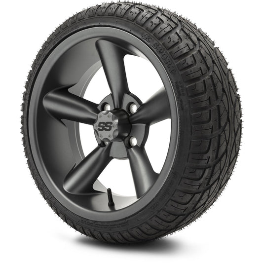 MODZ® 14" Godfather Gunmetal Wheels & Street Tires Combo (Arisun X-Sport 205/30-14)