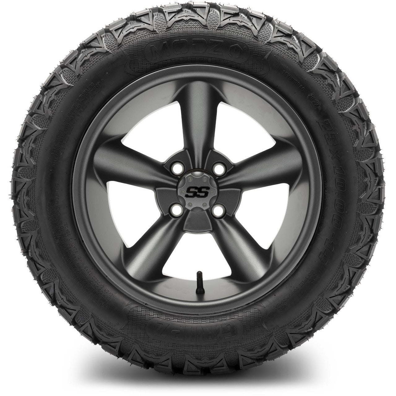 MODZ® 14" Godfather Gunmetal Wheels & Off-Road Tires Combo (Arisun X-Trail All-Terrain 23x10-14)