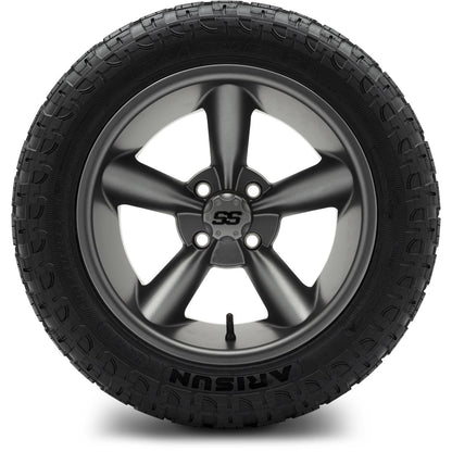 MODZ® 14" Godfather Gunmetal Wheels & Off-Road Tires Combo (Arisun X-Armory All-Terrain 23x10-14 Radial)