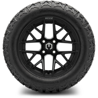 MODZ® 14" Matrix Matte Black Wheels & Off-Road Tires Combo (Arisun X-Trail All-Terrain 23x10-14)