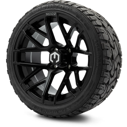 MODZ® 14" Matrix Matte Black Wheels & Off-Road Tires Combo (Arisun X-Trail All-Terrain 23x10-14)