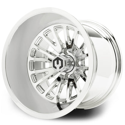 MODZ® 14" Assassin Chrome Wheels & Off-Road Tires Combo (MODZ Gripz 23x10-14)