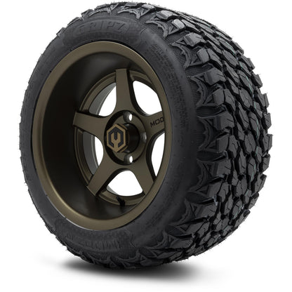 MODZ® 14" Maverick Matte Bronze Wheels & Off-Road Tires Combo (MODZ Roverz 23x10.50-14)