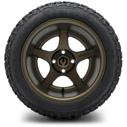 MODZ® 14" Maverick Matte Bronze Wheels & Off-Road Tires Combo (MODZ Roverz 23x10.50-14)