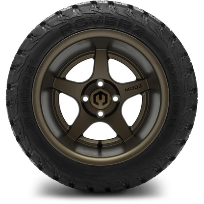 MODZ® 14" Maverick Matte Bronze Wheels & Off-Road Tires Combo (MODZ Roverz 23x10.50-14)