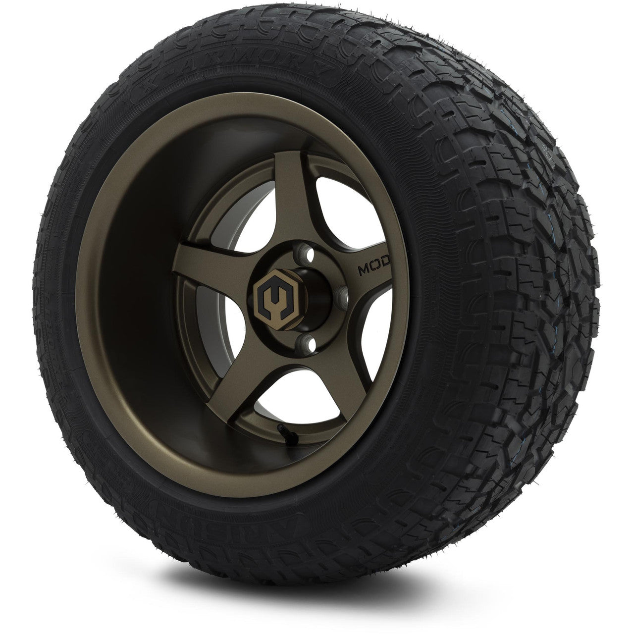 MODZ® 14" Maverick Matte Bronze Wheels & Off-Road Tires Combo (MODZ Roverz 23x10.50-14)