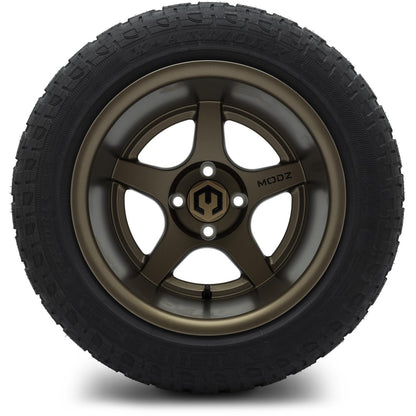 MODZ® 14" Maverick Matte Bronze Wheels & Off-Road Tires Combo (Arisun X-Armory Steel Belted Radial 23x10-R14)