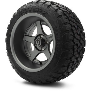 MODZ® 14" Maverick Matte Gunmetal Wheels & Off-Road Tires Combo (MODZ Roverz 23x10.50-14)