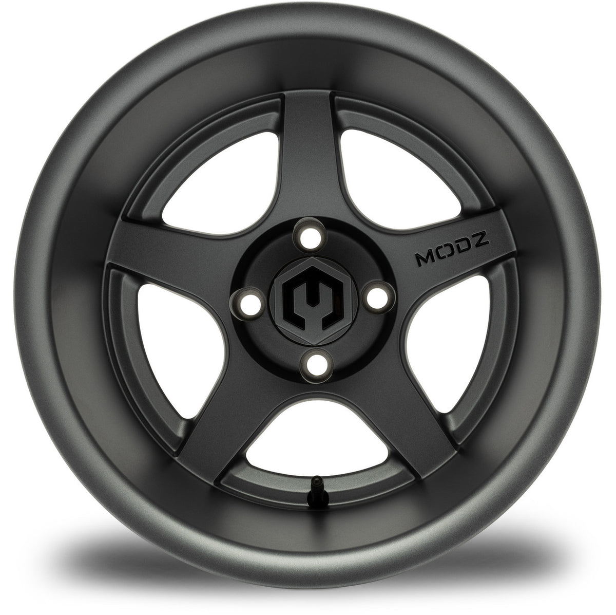 MODZ® 14" Maverick Matte Gunmetal Wheels & Off-Road Tires Combo (Arisun X-Armory Steel Belted Radial 23x10-R14)