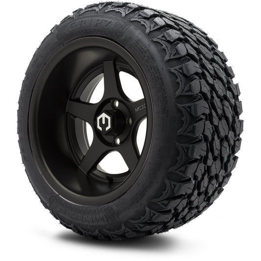 MODZ® 14" Maverick Matte Gunmetal Wheels & Off-Road Tires Combo (MODZ Gripz 23x10-14)