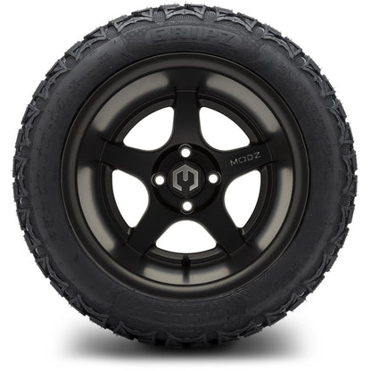 MODZ® 14" Maverick Matte Black Wheels & Off-Road Tires Combo (Arisun X-Armory Steel Belted Radial 23x10-R14)