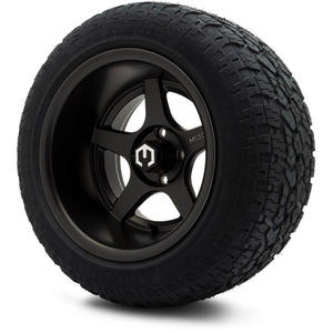MODZ® 14" Maverick Matte Black Wheels & Off-Road Tires Combo (Arisun X-Armory Steel Belted Radial 23x10-R14)