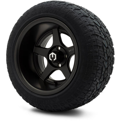 MODZ® 14" Maverick Matte Black Wheels & Off-Road Tires Combo (Arisun X-Armory Steel Belted Radial 23x10-R14)