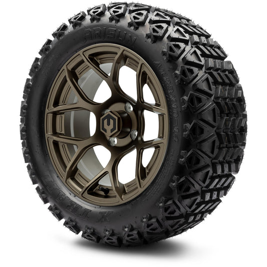MODZ® 14" Renegade Matte Bronze Wheels & Off-Road Tires Combo (Arisun X-Trail All-Terrain 23x10-14)