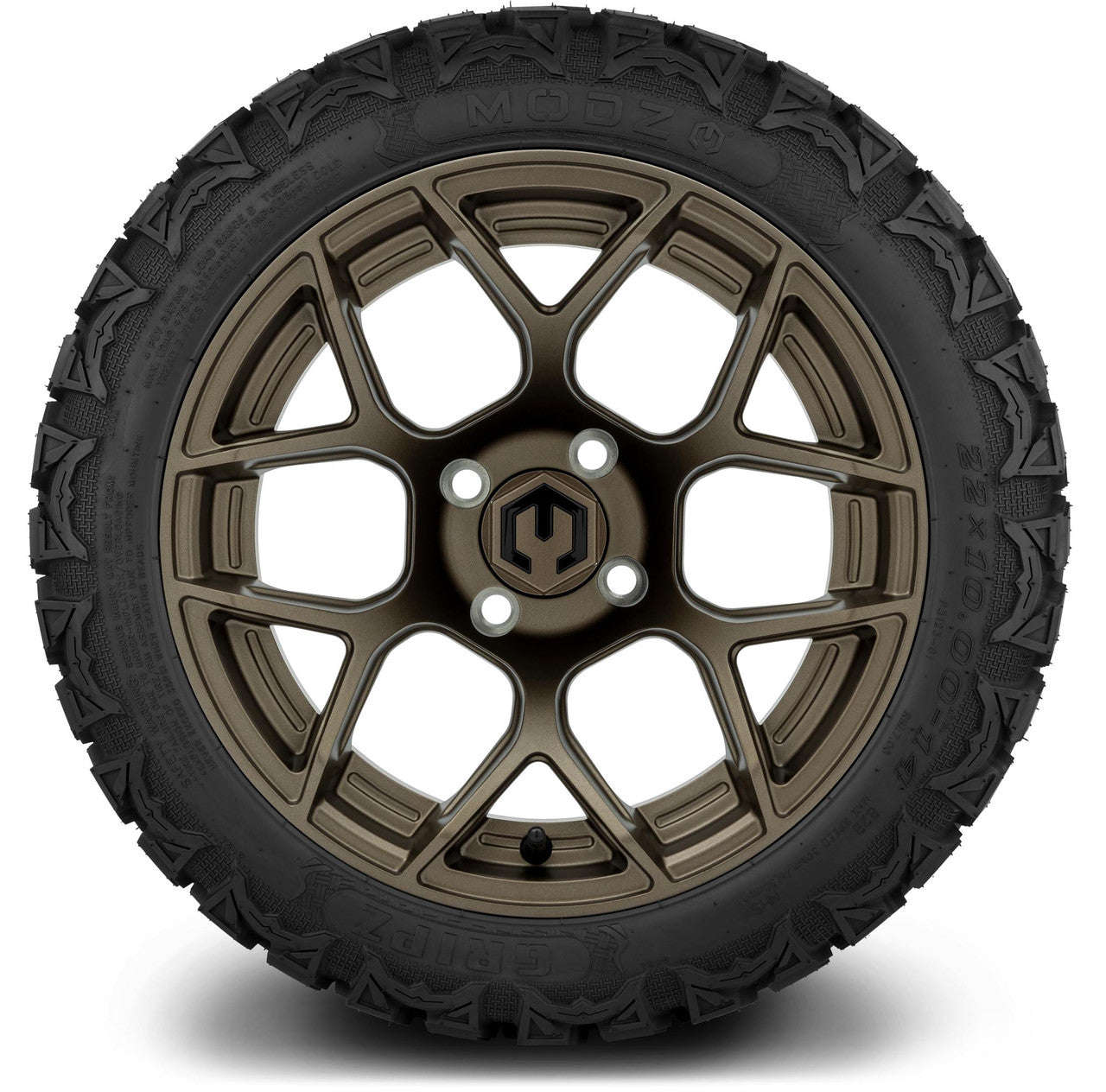 MODZ® 14" Renegade Matte Bronze Wheels & Off-Road Tires Combo (Arisun X-Trail All-Terrain 23x10-14)