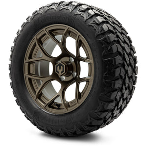 MODZ® 14" Renegade Matte Bronze Wheels & Off-Road Tires Combo (MODZ Gripz 23x10-14)