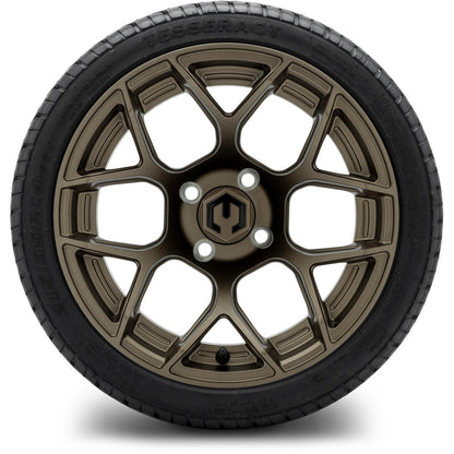MODZ® 14" Renegade Matte Bronze Wheels & Street Tires Combo (MODZ Street Fox Radial 23x10-14)