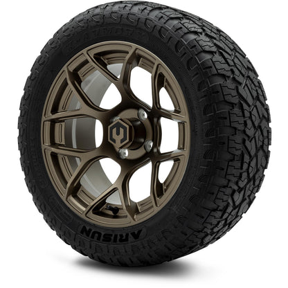 MODZ® 14" Renegade Matte Bronze Wheels & Off-Road Tires Combo (Arisun X-Armory All-Terrain 23x10-14 Radial)