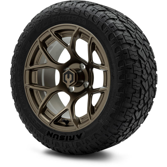 MODZ® 14" Renegade Matte Bronze Wheels & Off-Road Tires Combo (Arisun X-Armory All-Terrain 23x10-14 Radial)