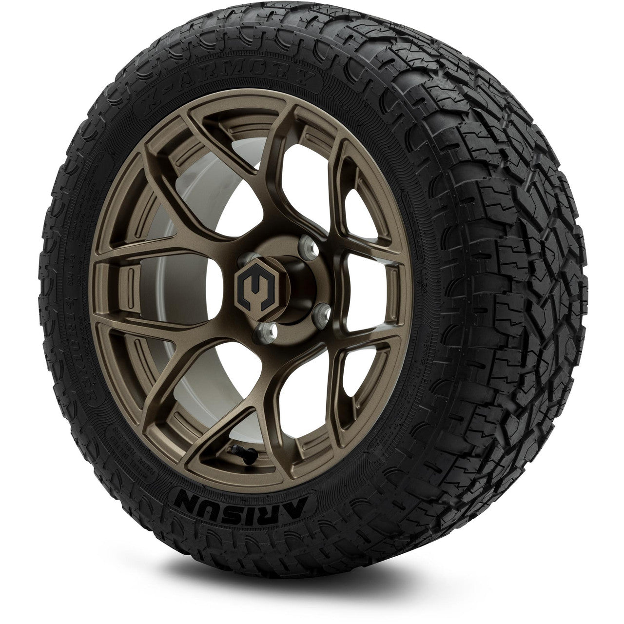 MODZ® 14" Renegade Matte Bronze Wheels & Off-Road Tires Combo (Arisun X-Trail All-Terrain 23x10-14)