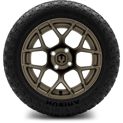 MODZ® 14" Renegade Matte Bronze Wheels & Off-Road Tires Combo (Arisun X-Armory All-Terrain 23x10-14 Radial)