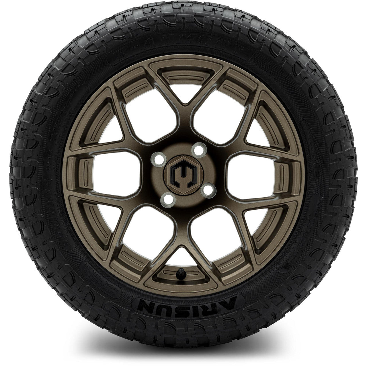 MODZ® 14" Renegade Matte Bronze Wheels & Off-Road Tires Combo (Xcomp Gladiator 23-10-14 Radial)